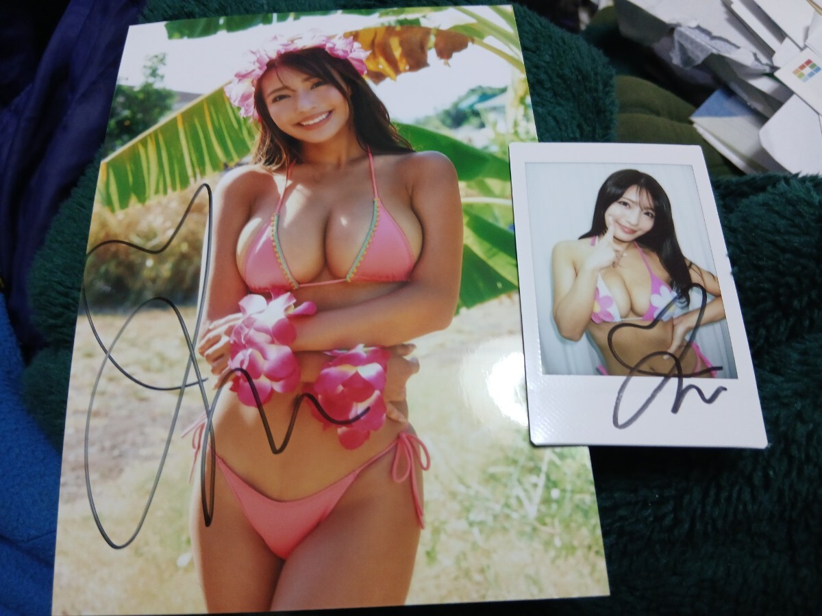 橋本梨菜 チェキ サイン入りチェキ カイマナエレエレ サイン入り 生