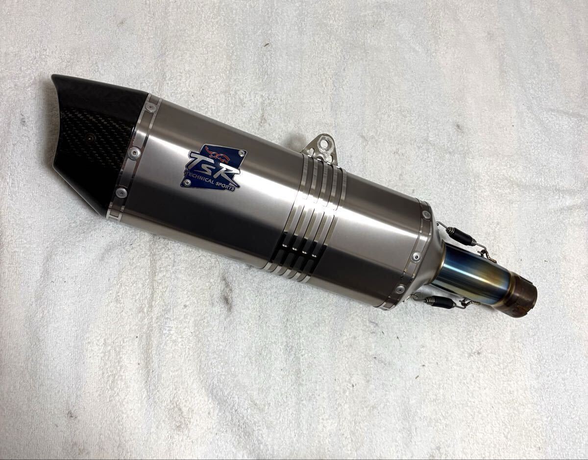送料無料 希少 極美品 最高級 X-ADV チタン マフラー TSR HPS3カーボン