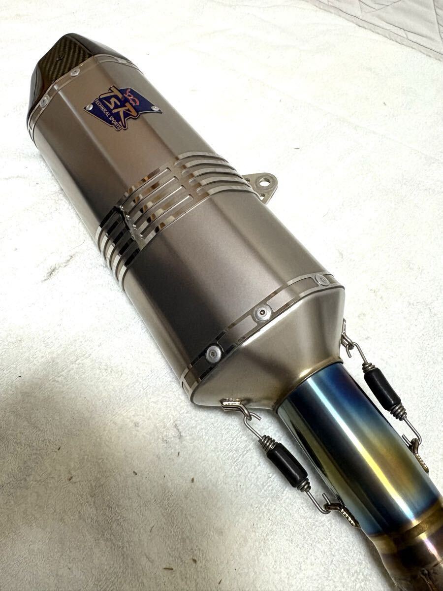 送料無料 希少 極美品 最高級 X-ADV チタン マフラー TSR HPS3カーボン