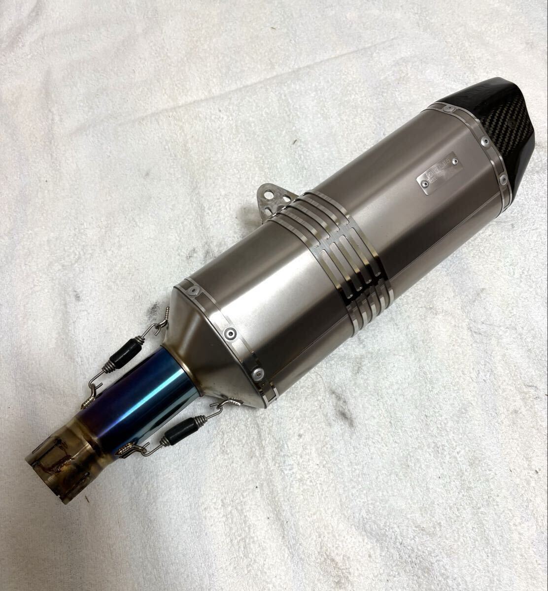 送料無料 希少 極美品 最高級 X-ADV チタン マフラー TSR HPS3カーボン