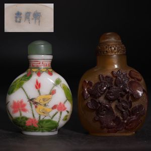 中国有名ブランド 古月軒の、 乾隆ガラス蓋物 乾隆ガラスの値段と価格推移