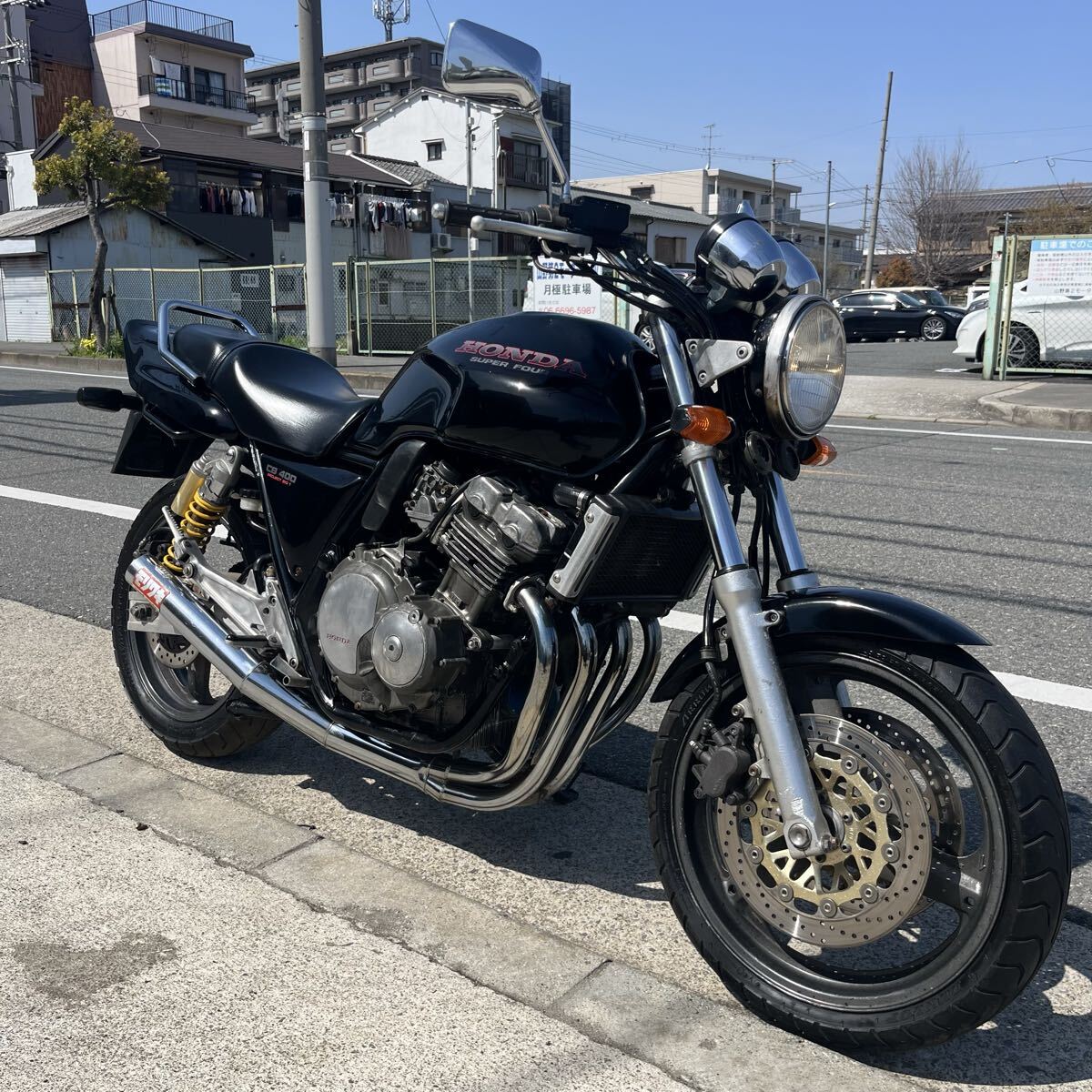 HONDA CB400SF NC31 モリワキショート管 タンデムバー エンジン機関