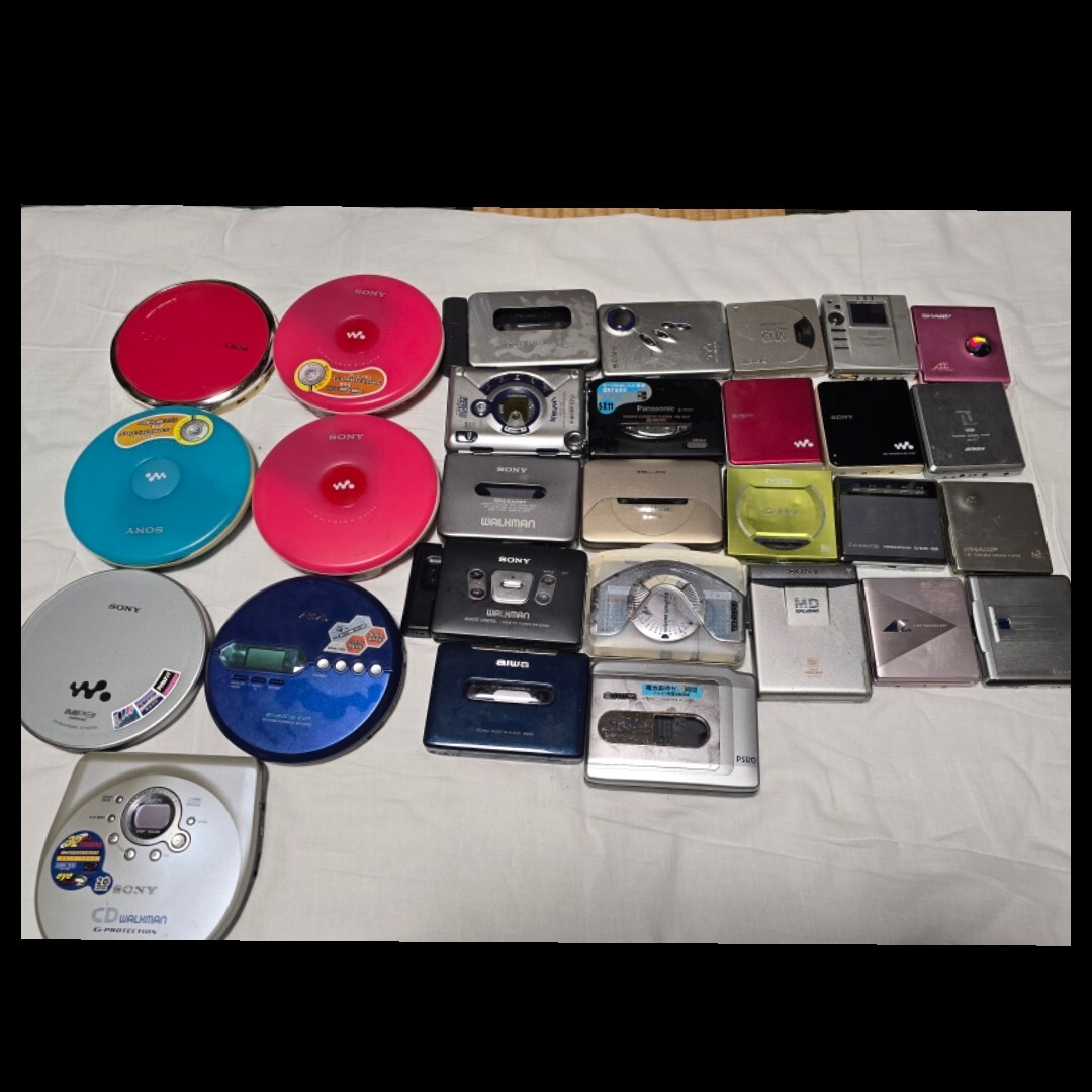 AIWA アイワ ポータブルMDレコーダー AM-F3 再生動作OK ジャンク品