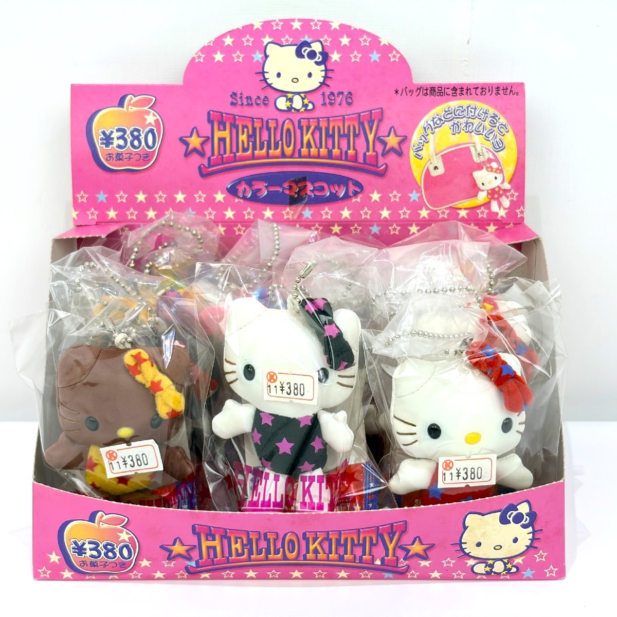 未開封・長期保管品◇HELLO KITTY ハローキティ カラーマスコット 12個