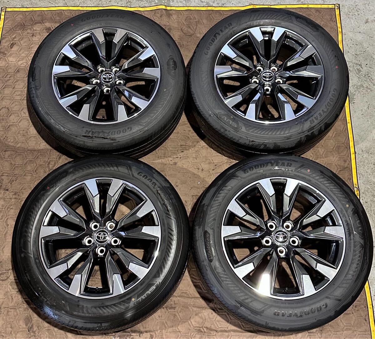新型 トヨタ RAV4 Zグレード純正ホイール&タイヤセット 18インチ 7.5J+