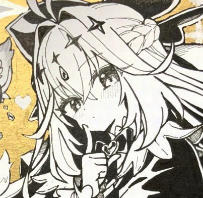 手描きイラスト・ミニ色紙 】「名探偵プリキュア！」キュアアルカナ