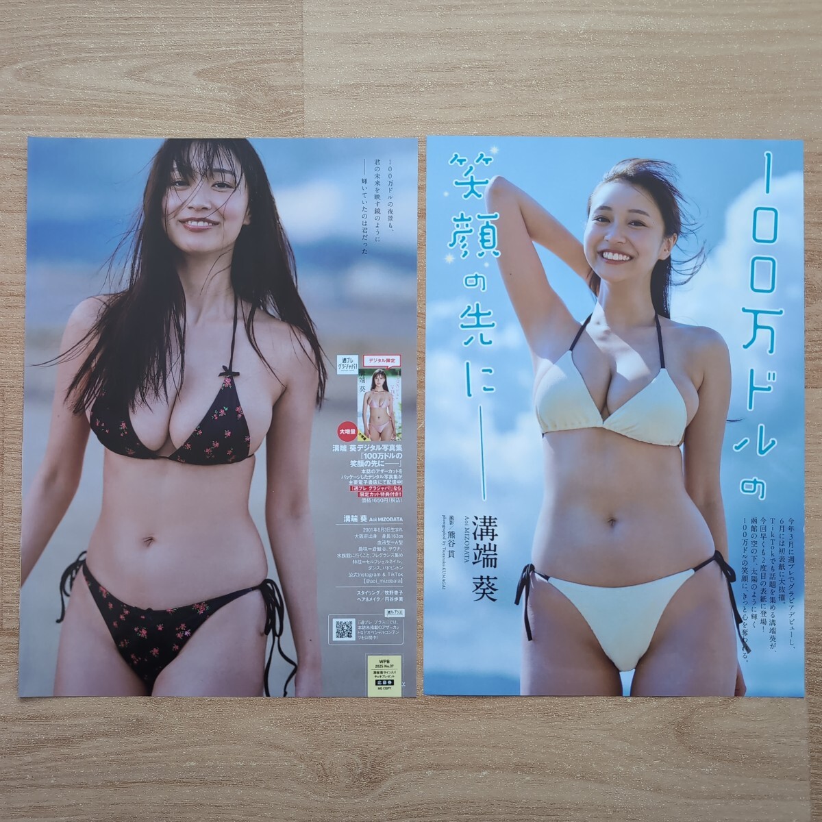 雑誌 切り抜き 27ページ 溝端葵 週刊プレイボーイ FRIDAY(タレント