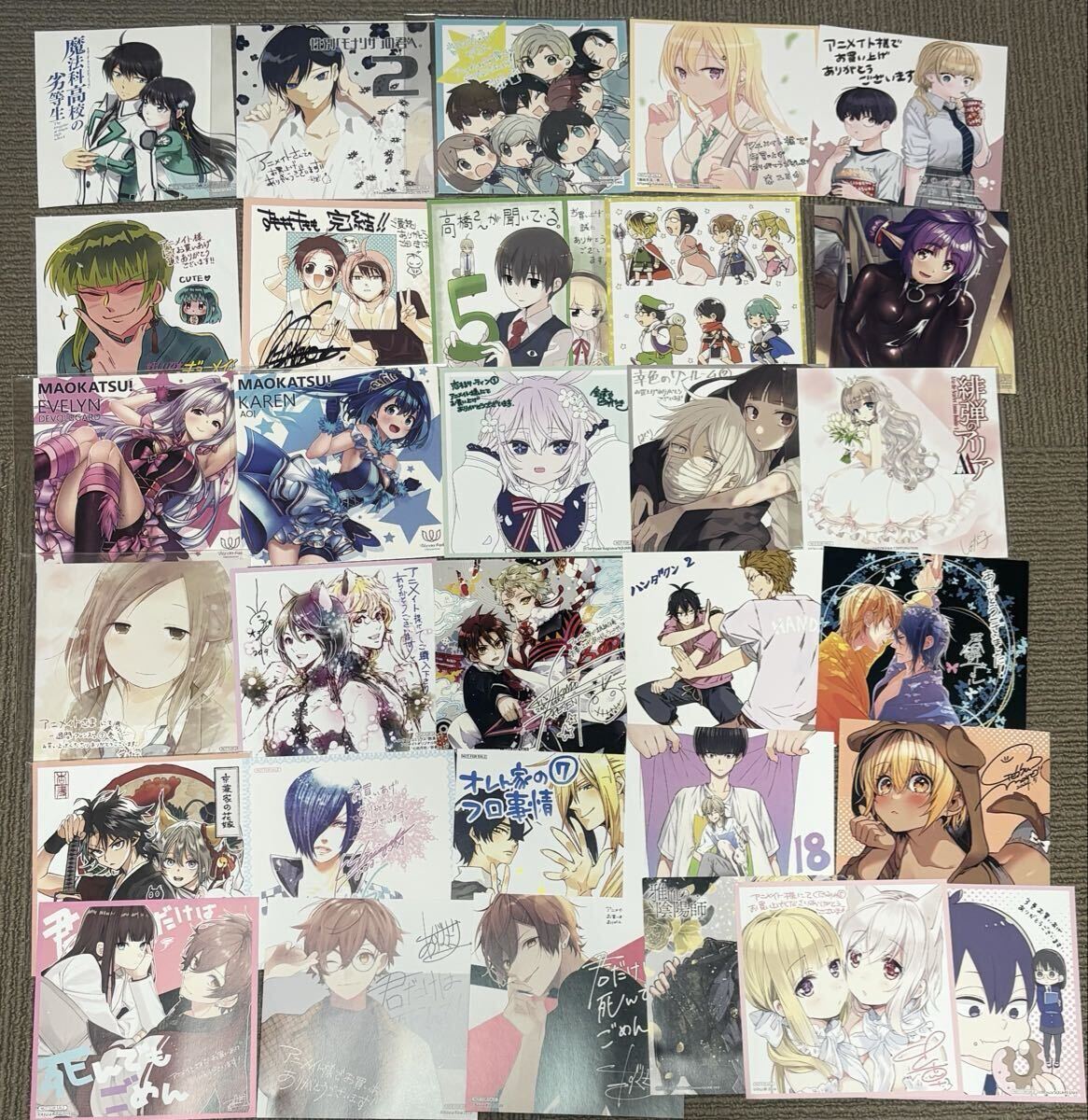 色紙風イラストカード 31点セット 特典物 魔法科高校の劣等生 性別