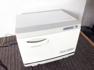 (横開き) 2ドア タオルウォーマー | Amazon 小田急相模原 ホットキャビン&トルマリンホットパック 【最終大幅値下げ】現地引取 32L タオルスチーマー [ 店舗用品
