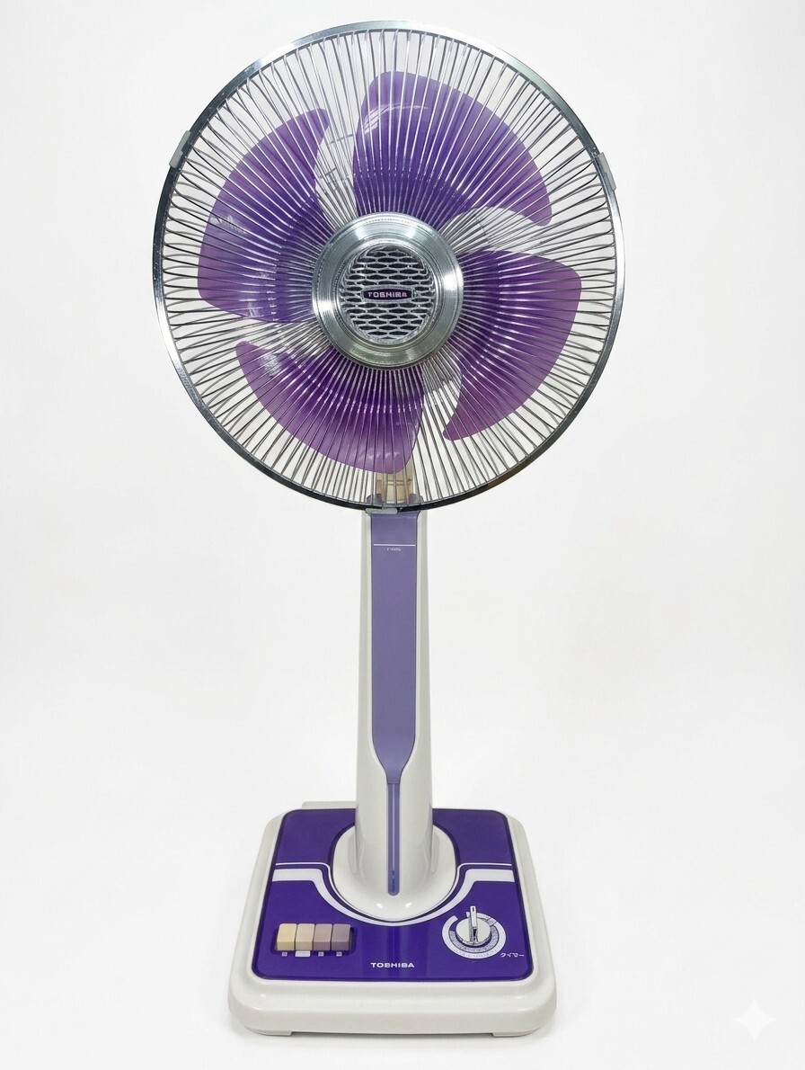 昭和レトロ扇風機 no12 ◎ TOSHIBA ELECTRIC FAN ◎ 東芝 上下式 大型