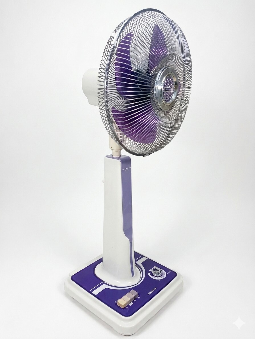 昭和レトロ扇風機 no12 ◎ TOSHIBA ELECTRIC FAN ◎ 東芝 上下式 大型