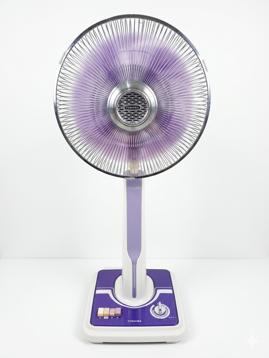 昭和レトロ扇風機 no12 ◎ TOSHIBA ELECTRIC FAN ◎ 東芝 上下式 大型