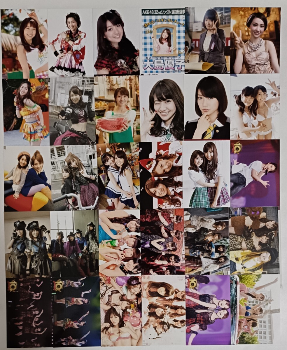 AKB48 大島優子 生写真・トレカ72枚 ブロマイド アイドル 公式 CD