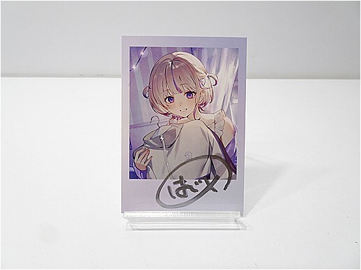 直筆】轟はじめ 直筆サイン入りチェキ風ブロマイドカード 誕生日記念