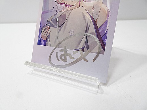 直筆】轟はじめ 直筆サイン入りチェキ風ブロマイドカード 誕生日記念