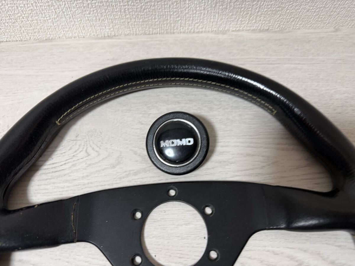 モモ ステアリング MOMO 当時物 旧車 レザーステアリング ハンドル