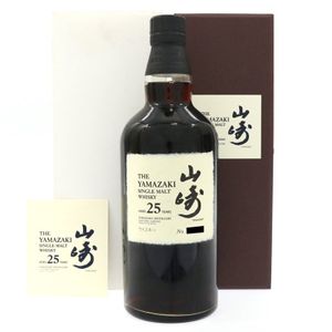 山崎 25年の平均価格は617,375円｜ウイスキーの価格相場・買取価格