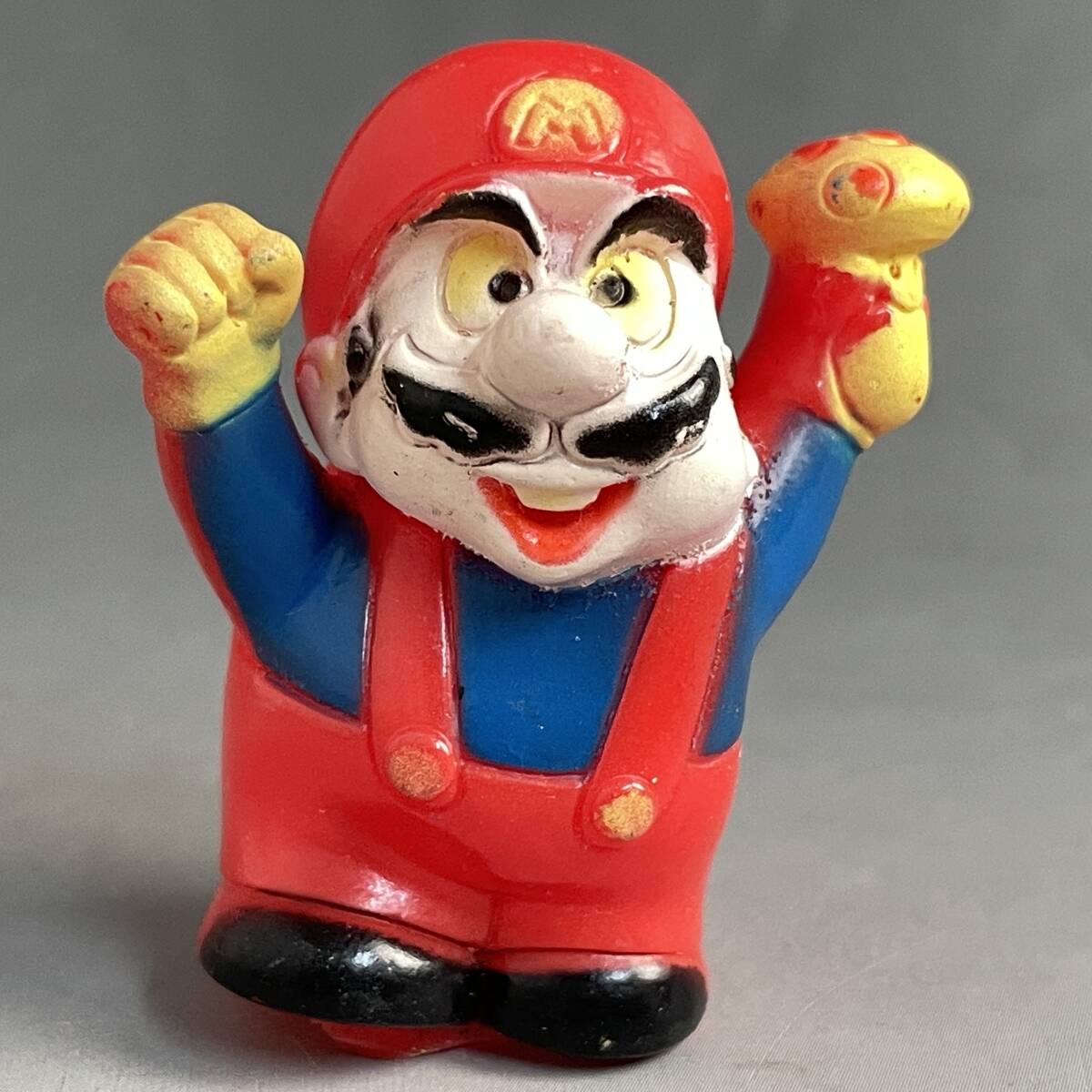BNY8/90【希少】レア 珍品 当時物 1986年 任天堂 指人形 マリオ