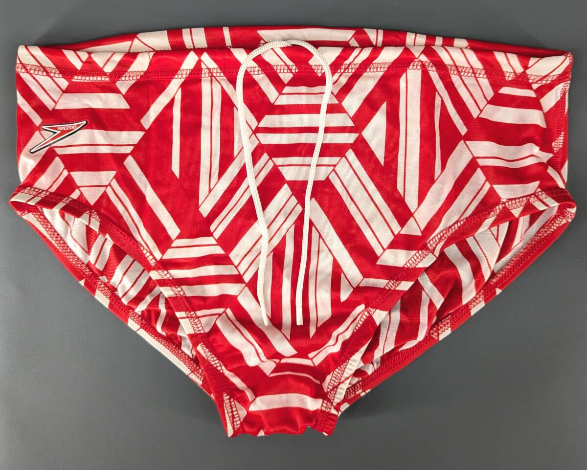 8630C 送料185円♪ SPEEDO スピード ヴィンテージ レトロ 赤x白
