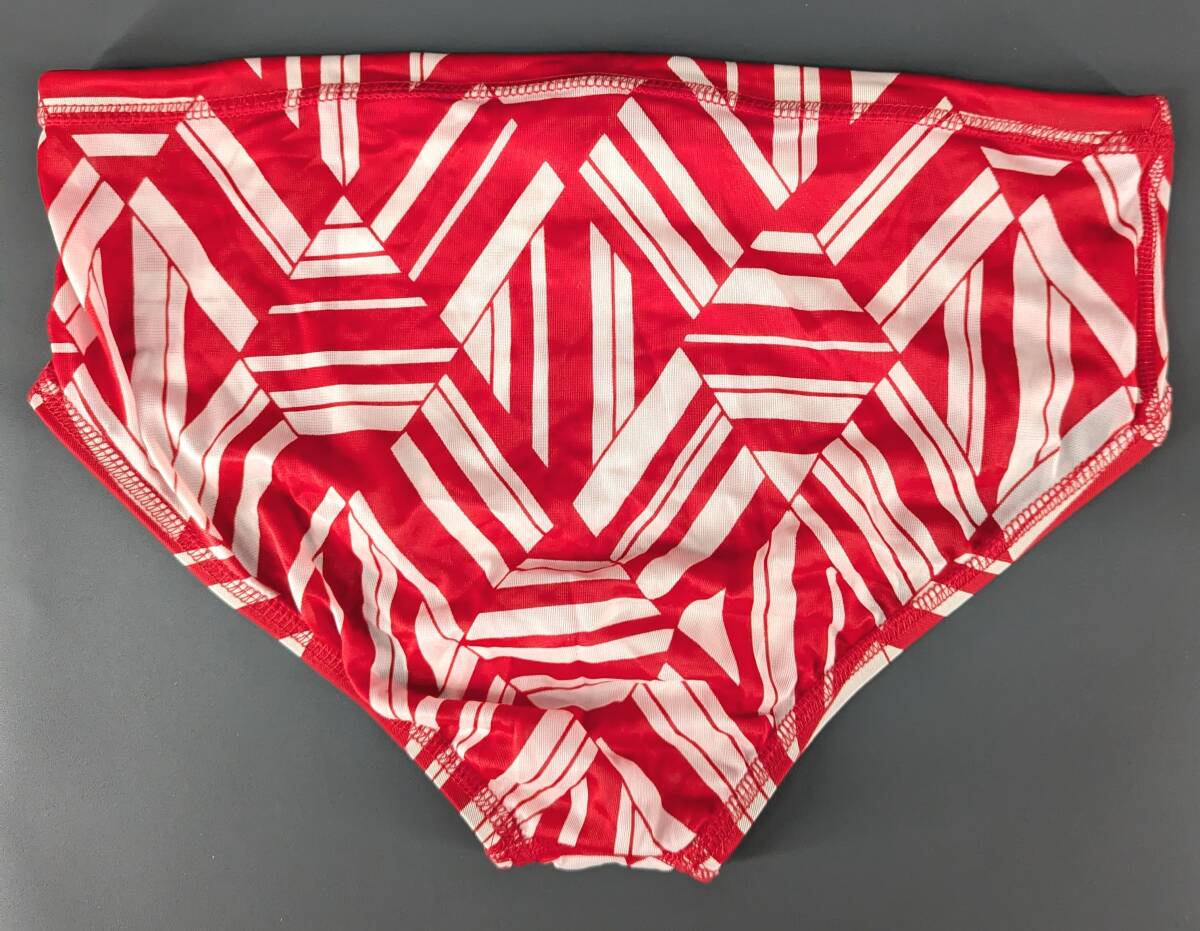 8630C 送料185円♪ SPEEDO スピード ヴィンテージ レトロ 赤x白