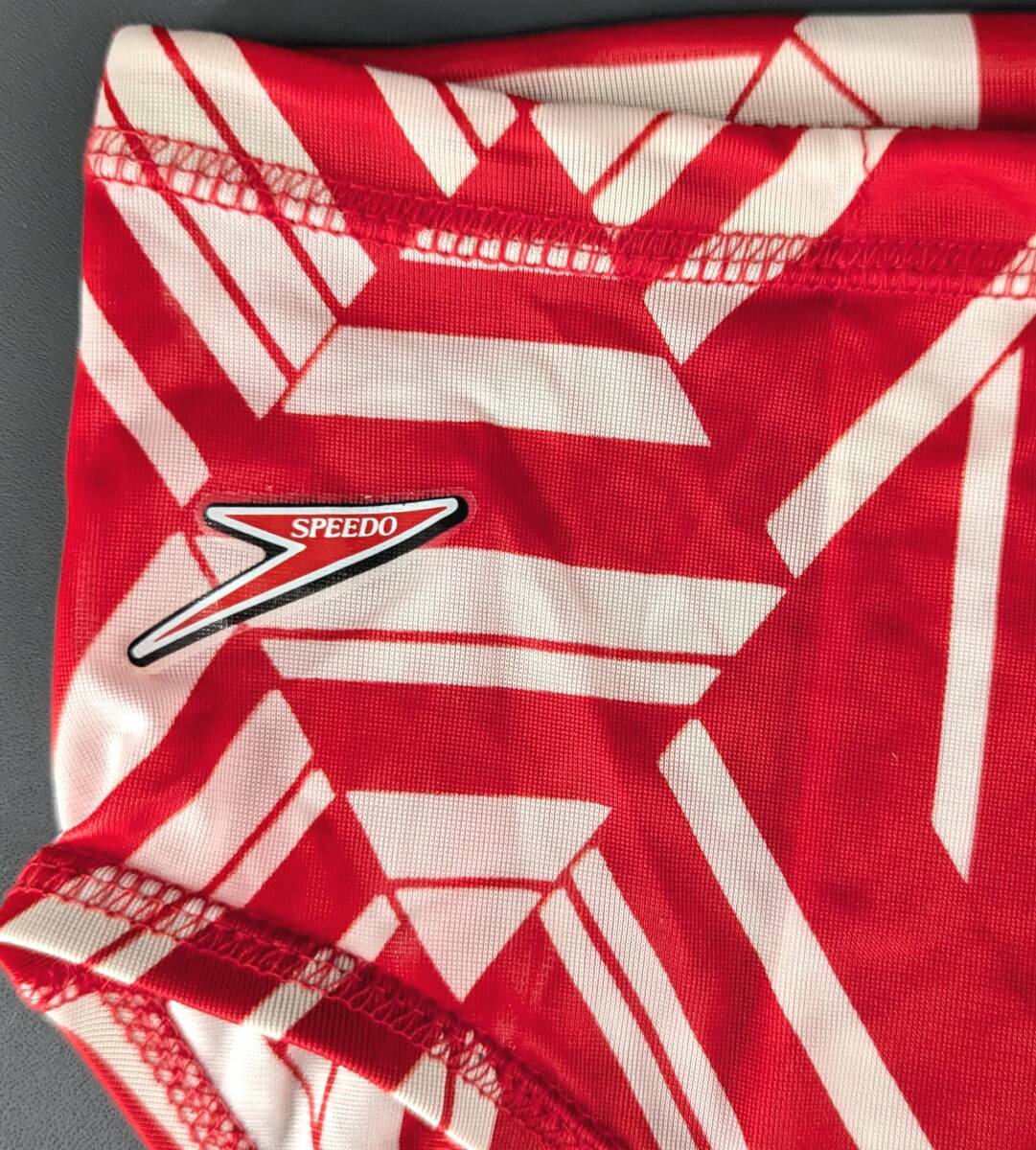 8630C 送料185円♪ SPEEDO スピード ヴィンテージ レトロ 赤x白