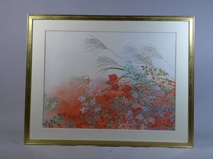 02今井俊満のリトグラフ作品 自筆サインと版上サイン 今井俊満の値段と価格推移は？｜6件の売買データから今井俊満の価値が