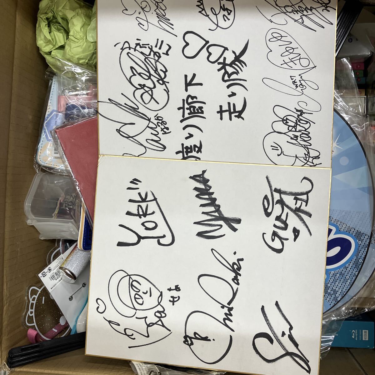 渡り廊下走り隊7 へたっぴウインク サイン入りポスター 渡り廊下走り隊