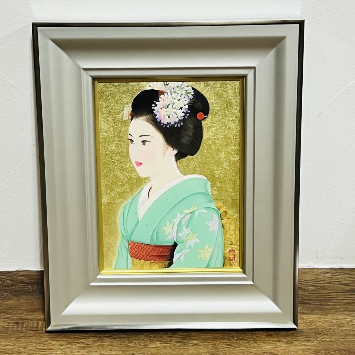 美人画舞妓　洋額 舞妓日本画の値段と価格推移は？｜1件の売買データから舞妓日本画の