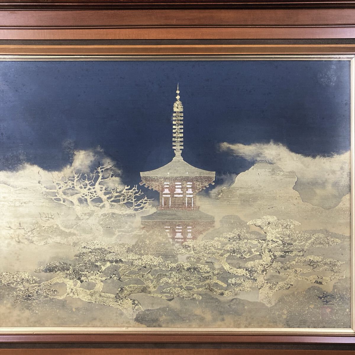 #平川敏夫「梅花来春」リトグラフ 額装品 141/150 直筆サイン 平川敏夫の値段と価格推移は？｜11件の売買データから平川敏夫の価値が