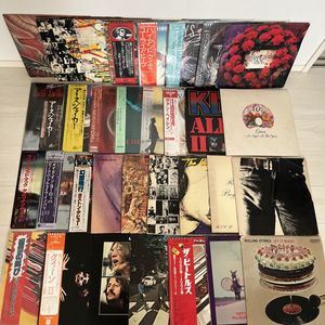 338位 まとめ売り LP レコード ロック Beatles KISS Rolling Stones QUEEN Judas Priest Deep P