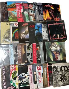 94位 ハードロック ヘヴィメタル LPレコード 50枚セット 帯付き多数 Quiet Riot Raven UFO Mic