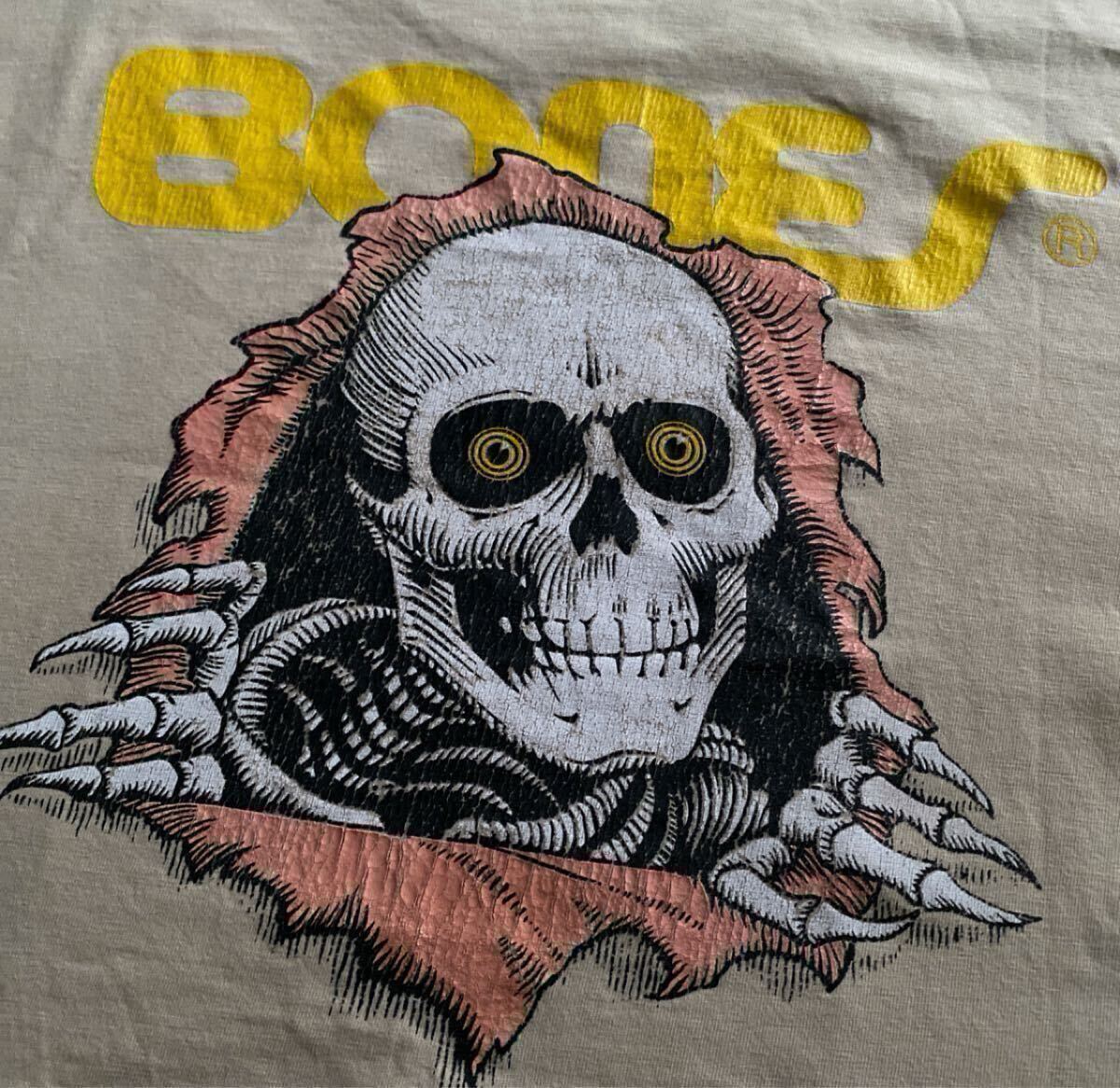 p*t様 90s powell TシャツBONE スカルビンテージオールドスケー POWELL PERALTA Tシャツの値段と価格推移は？｜13件の売買データから