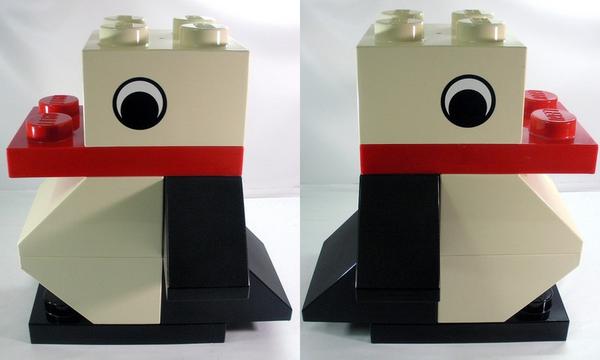 LEGO レゴ ジャンボフィグ ペンギン ライトスタンドセット 中古(LEGO 