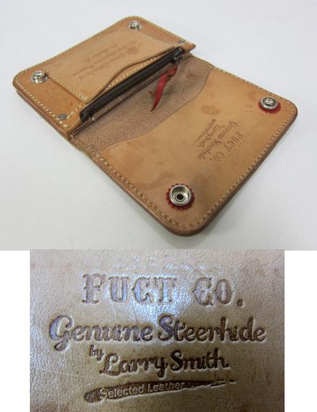 FUCT SSDD×LARRY SMITH 財布 茶☆ファクトウォレット 4CS145(二つ折り