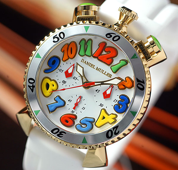1円×3本 定価9.4万 立体的100m防水時計 世界限定300本 DM2037WHの入札 