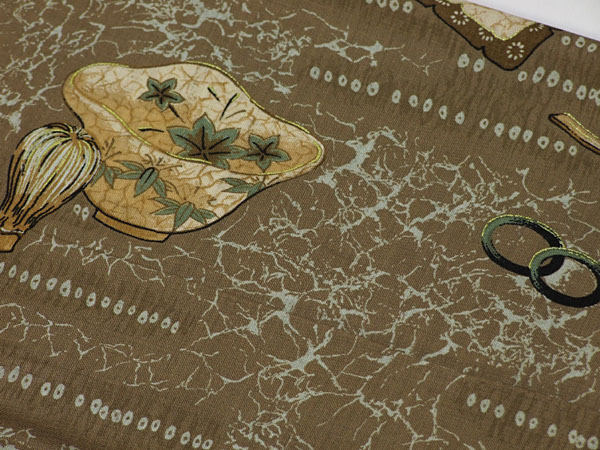 TSUNET《メリンス・モスリン》男物長襦袢地 希少品 101