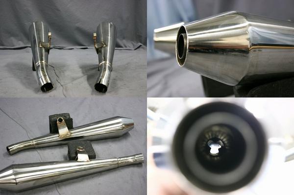 美 美品 ボンネビルT100 ヌーベルバーグ サイレンサー279564☆R