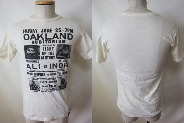モハメドアリ対アントニオ猪木 アメリカ上映ポスターTシャツ