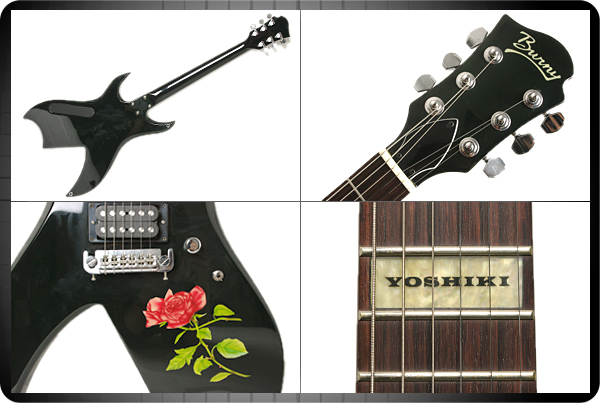 YOSHIKI モデル ギター XJAPAN BURNY ギター ヨシキ 091円〓03楽市〓バーニーburny yoshikiデザイン エレキギター(本体