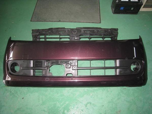 ミラ L275S フロントバンパーカバー カラー R59 ブラウン系 純正