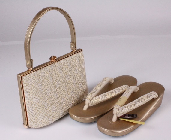 無形文化財 五嶋紐 草履バッグセット Fサイズ EG-2 zbset