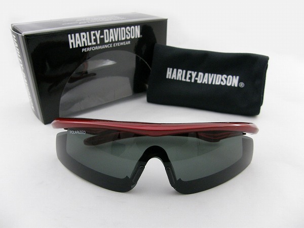 ★偏光レンズ ハーレーサングラス ゴーグル MC39-PL-RD★