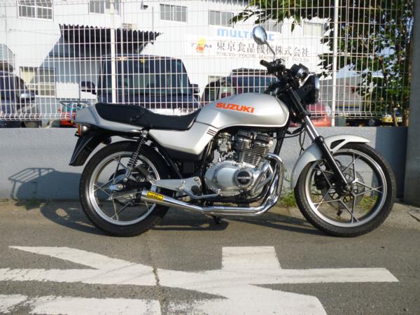 り*ー様 オークション品!!　GSX250E ザリゴキ　激レア　SPチャラ男管 GSX250E刀ゴキ用☆SPチャラ男管☆メッキ☆メガホン管G063/カタナ