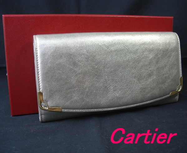 カルティエ☆長財布☆ゴールドy844 ゴールド 【公式通販】