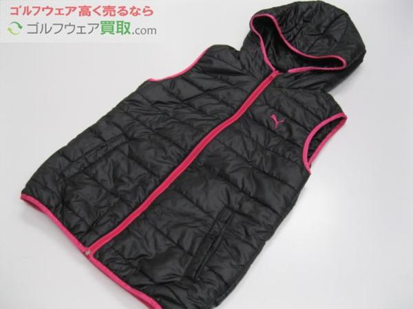 GK滝水☆USED即決179★プーマPUMA♪中綿フード付ベストS★値下