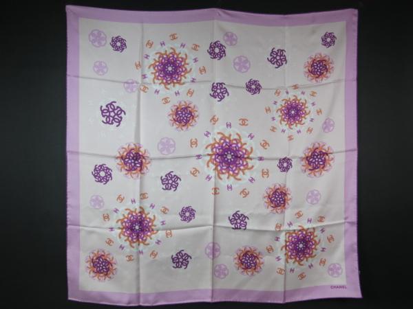 24296★1円本物★シャネル★スカーフ★シルク100％★未使用