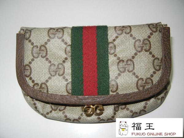 GUCCI（グッチ）　オールドグッチ　化粧ポーチ★ミラー付き