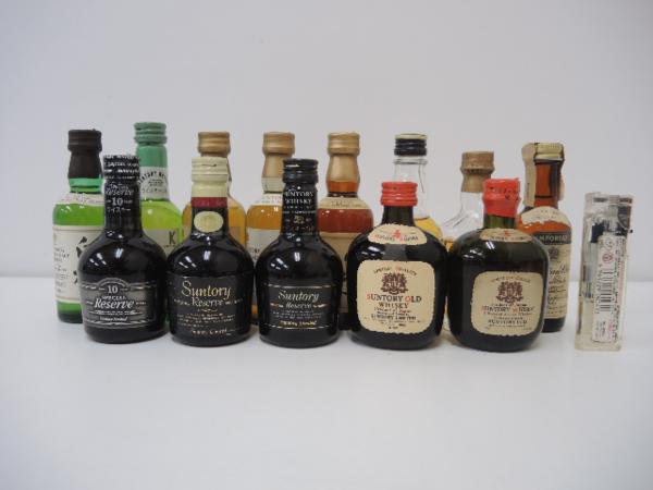 103/●ミニチュアボトル13本 サントリーウィスキー 白州/山崎等