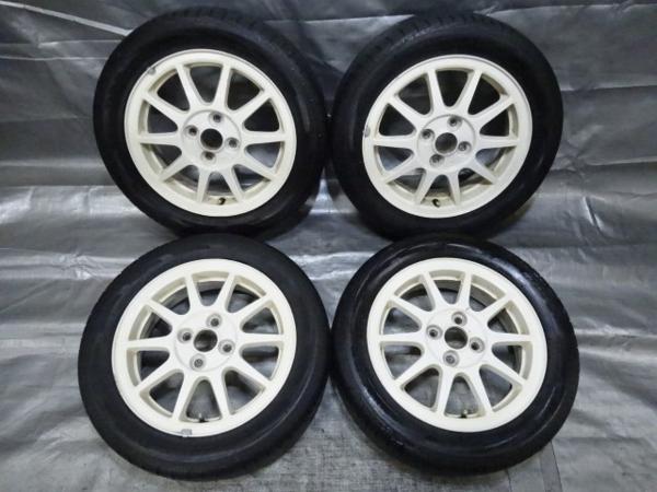 ●純正 HT81S スイフトスポーツ 15インチ 5J +45 4H タイヤ付き