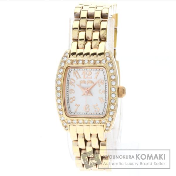 Folli Follie ストーンデザインWF5R142BP 腕時計 GP レディース